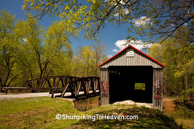 Ponn Humpback Covered Bridge, 1874, and Pony Truss Bridge, 2008, Vinton County, Ohio