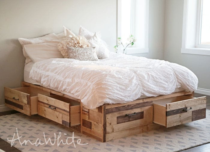 Featured image of post Wooden Bed Frame Queen Diy - Como hacer una cama de madera.