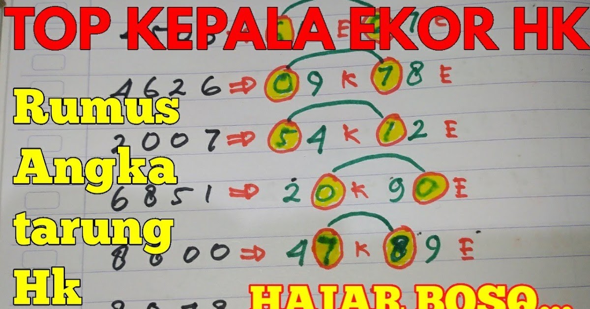 14+ Rumus Jitu Hk 2021 Hari Ini