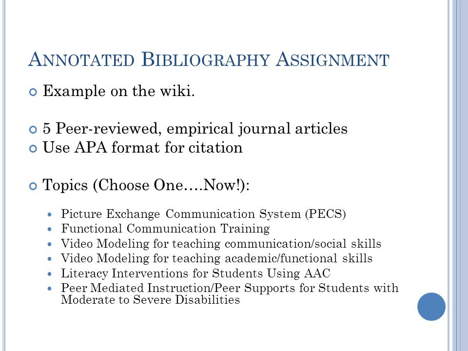 Apa Bibliography Wikipedia
