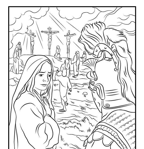 Christianity Bible Jesus Resurrection Coloring Pages - FEELSLIKEFLY