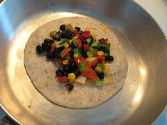 Quesadillas cooking...