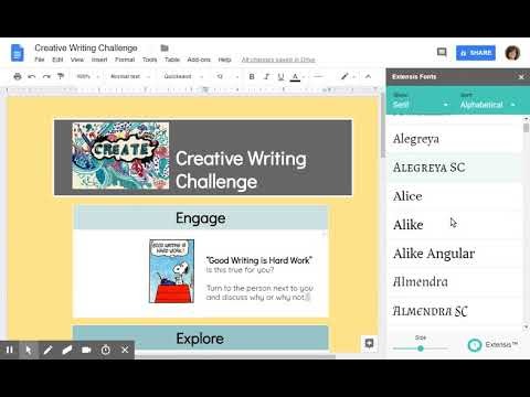 More Fonts for Google Docs with Extensis Fonts add-on.