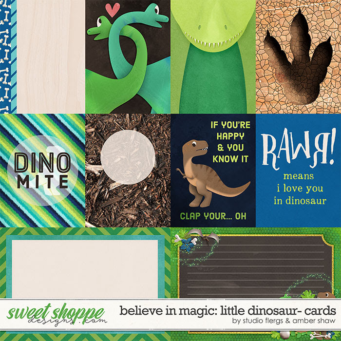 Believe in Magic Little Dinosaur: Cards by Amber Shaw & Studio Flergs
