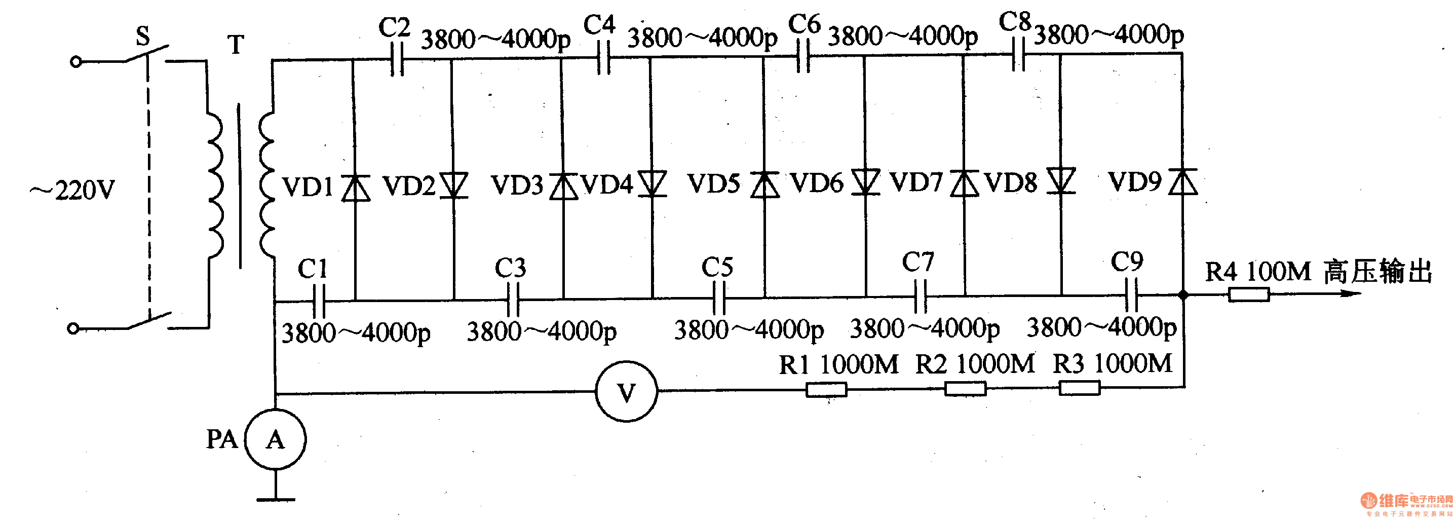 High Voltage Generator Circuit Diagram - Wiring Diagram