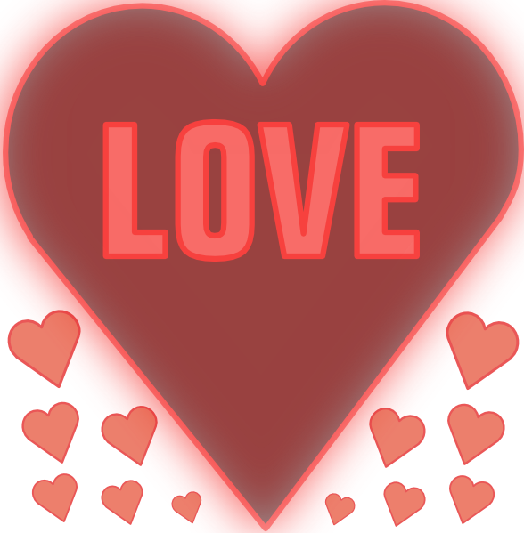 Love In A Heart clip art pink heart clip art free. Love In A Heart clip art