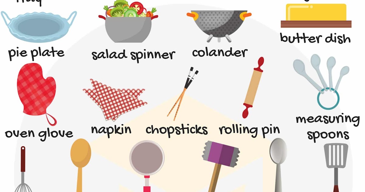 Kitchen Tools Pictures And Names And Their Uses - PictureMeta