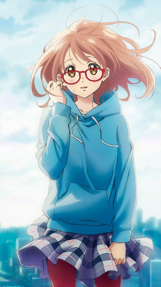 Cute Anime Girl In Glasses