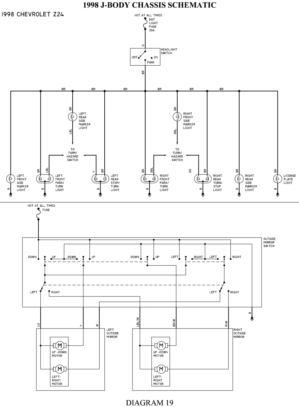 2002 Chevy Cavalier Headlight Wiring Diagram