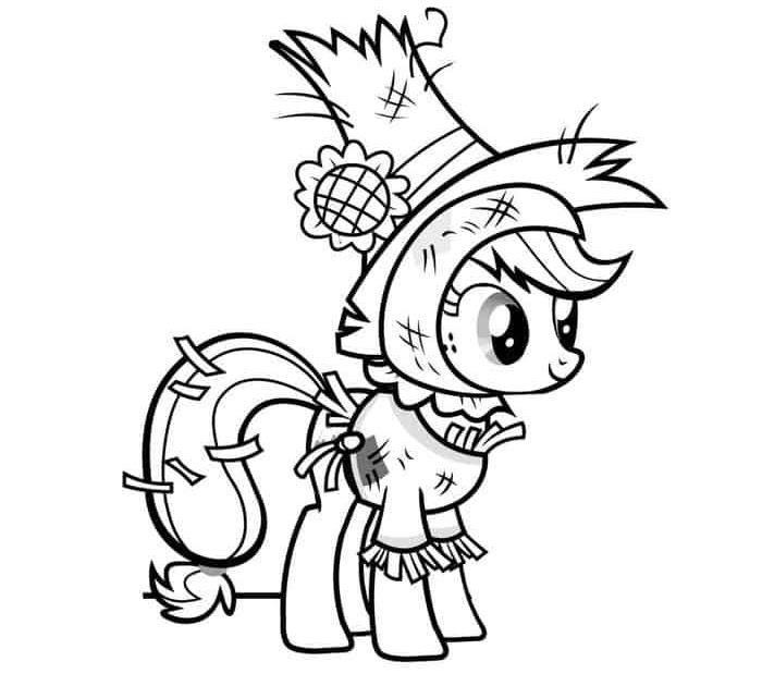 Halloween My Little Pony Coloring Pages - Inerletboo