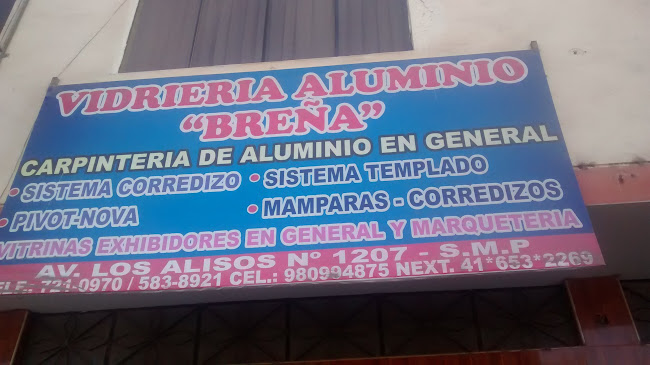 Vidreria & Aluminio "Breña" - San Martín de Porres