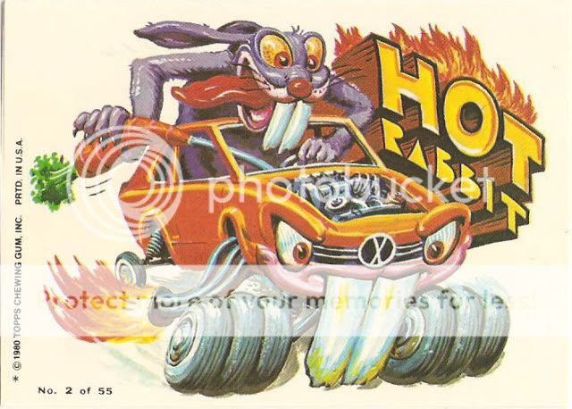 TOPPS WEIRD WHEELS 1980