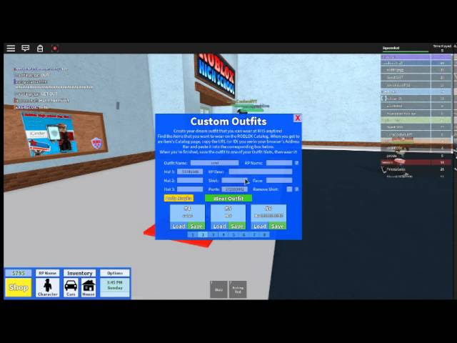 Roblox High School Rhs Codes Boys And Girls Outfits Youtube
