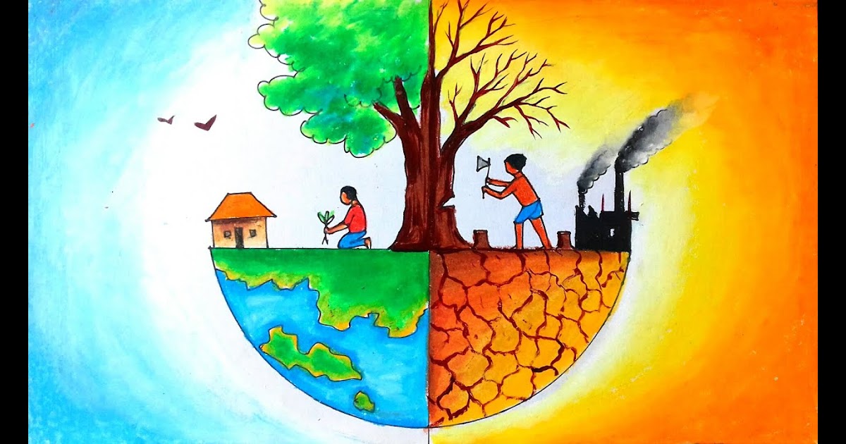 Save Environment Easy Drawing Pictures - Georgiananyc