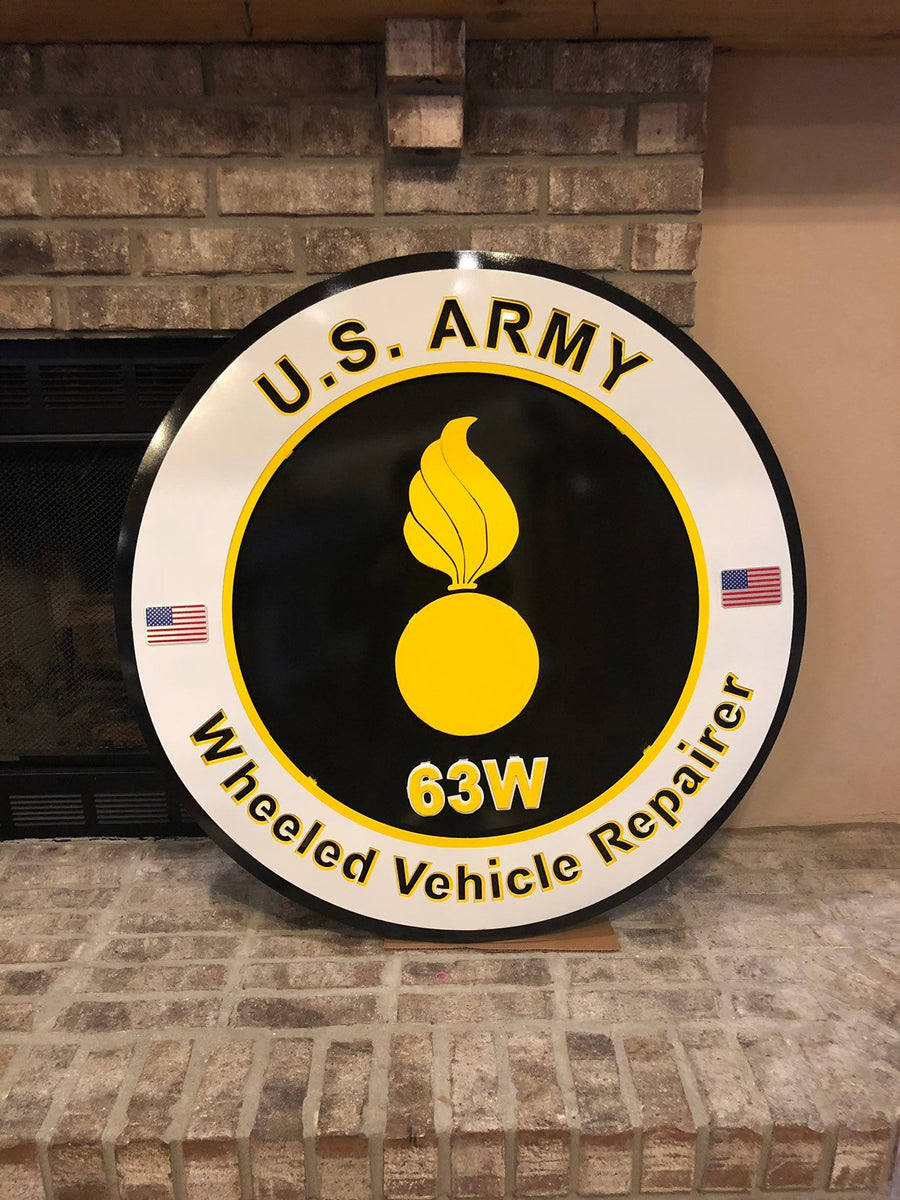 Army Wheeled Vehicle Repairer - Metal Wall Decor - Mind ...