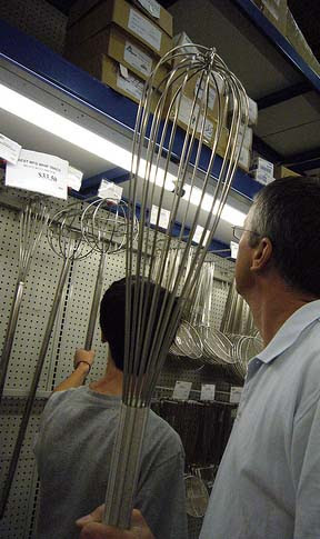 men with whisks