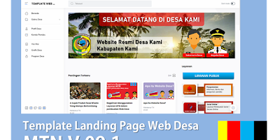 Kumpulan Template Landing Page Web Desa