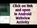 Deep linking in Android Webview | Create a Browsable activity with Android Webview