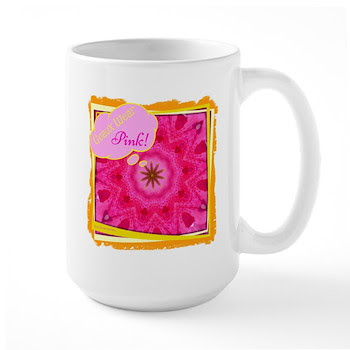 Geaux Wear Pink! Large Mugs
