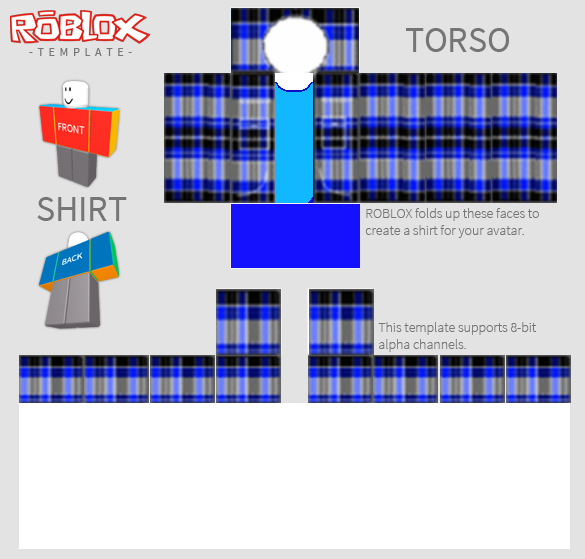 Roblox Plaid Shirt Template | Images and Photos finder