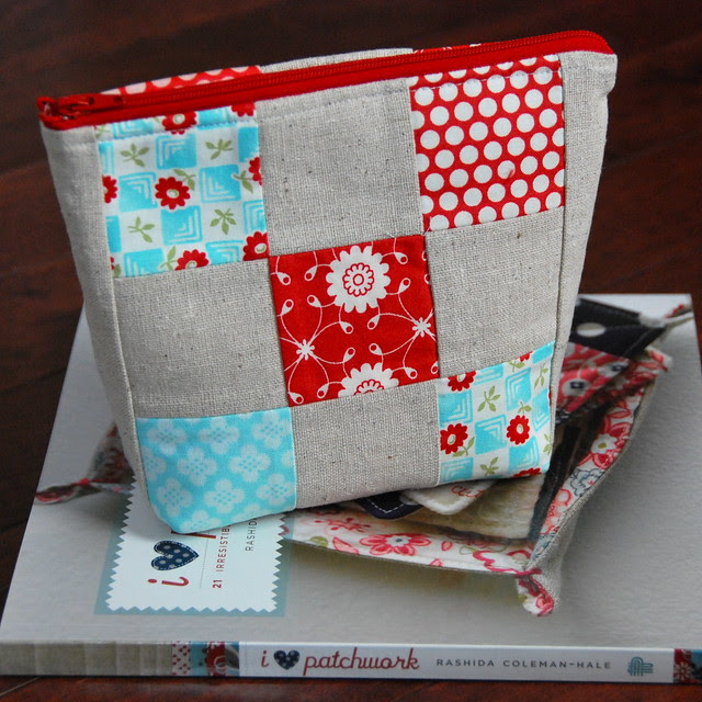 Patchwork Pouch {side a}