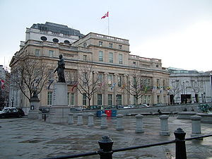 Canada House, Trafalgar Square, London.