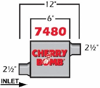 Cherry Bomb 7480 Extreme Muffler | Cherry Bomb Exhaust