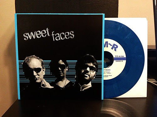 Sweet Faces - S/T 7" - Blue Vinyl (/100) by Tim PopKid