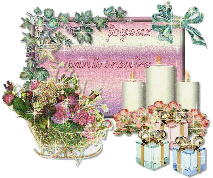 Images Of Fleurs Gif Anime Joyeux Anniversaire Gratuit