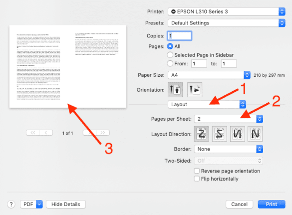Cara Print 1 Halaman Jadi 4 Bagian - Soal Update