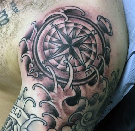 Gambar Tato Kompas Koleksi Gambar HD