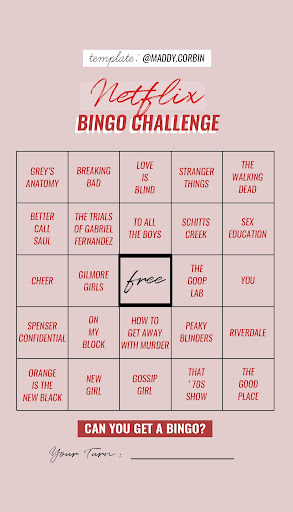 Bingo Template Instagram Story - All Are Here