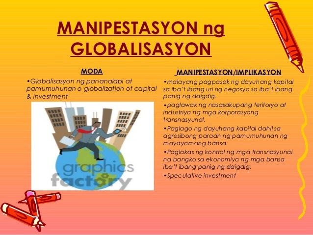 Halimbawa Ng Dahilan Ng Globalisasyon At Kung Ano Ang Positibo  The