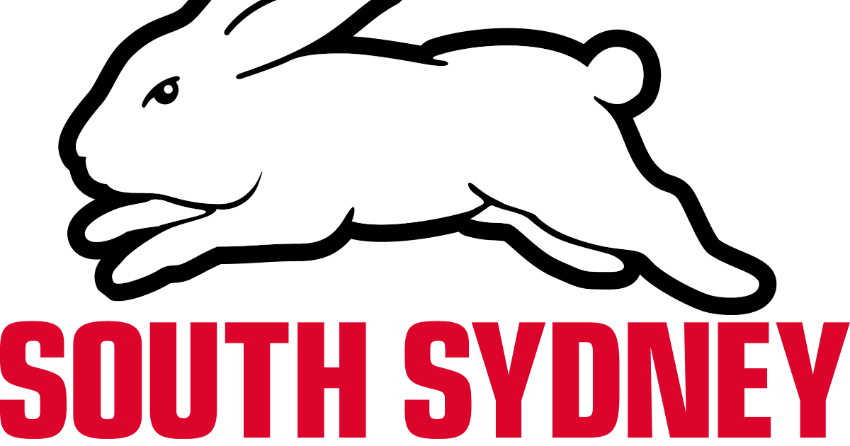 Rabbitohs Logo 2021 - 9 Person Version Sydney Rabbitohs White Rugby