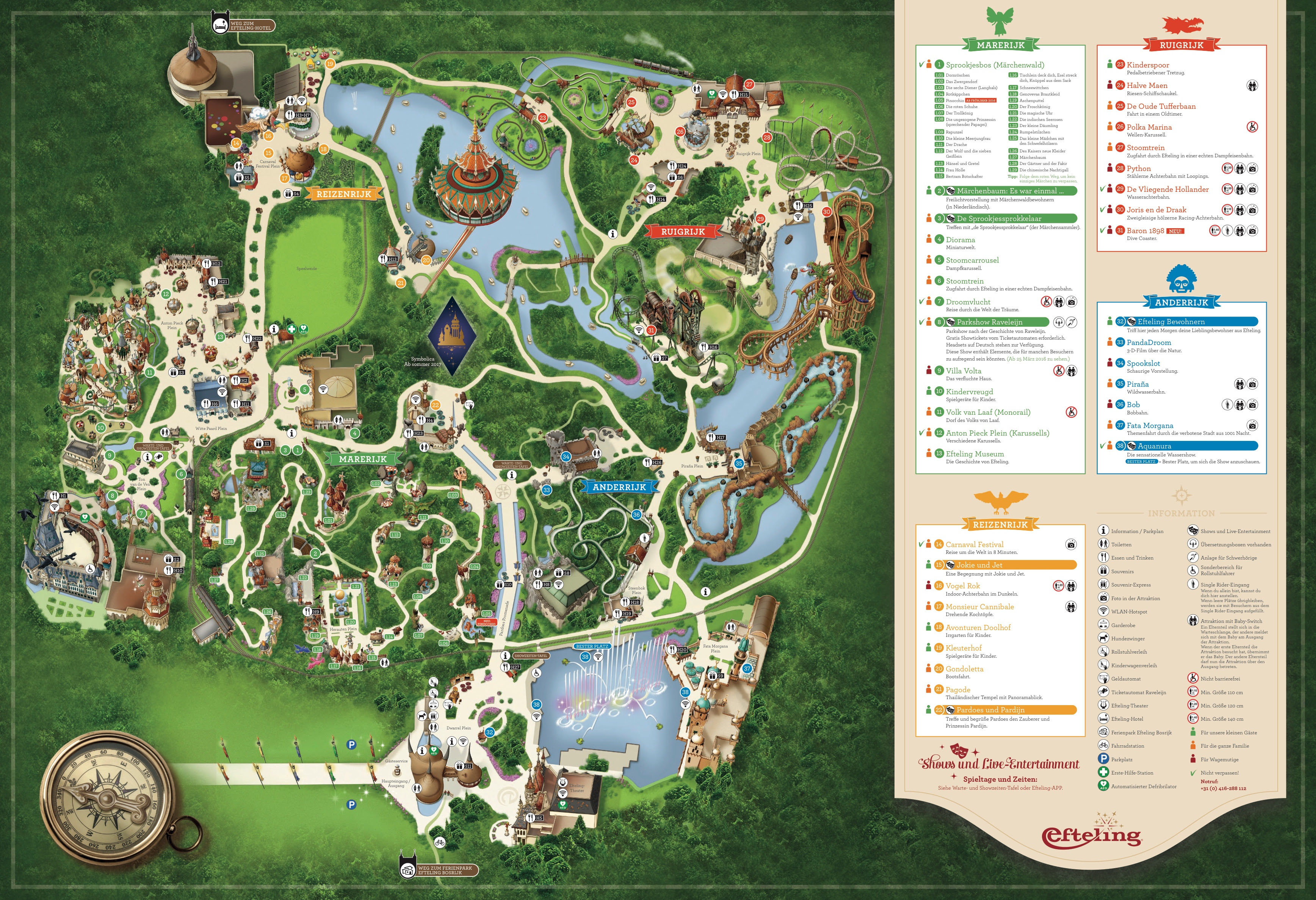 Efteling Park Map Pdf - minimalistisches Interieur