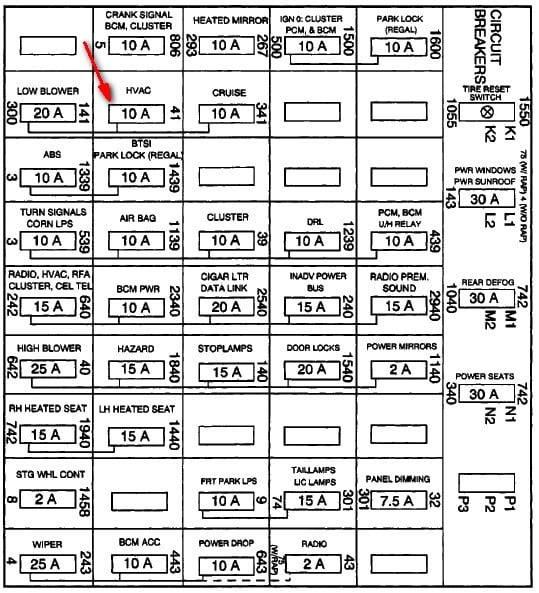 Fuse Box For Buick Century - Wiring Diagram