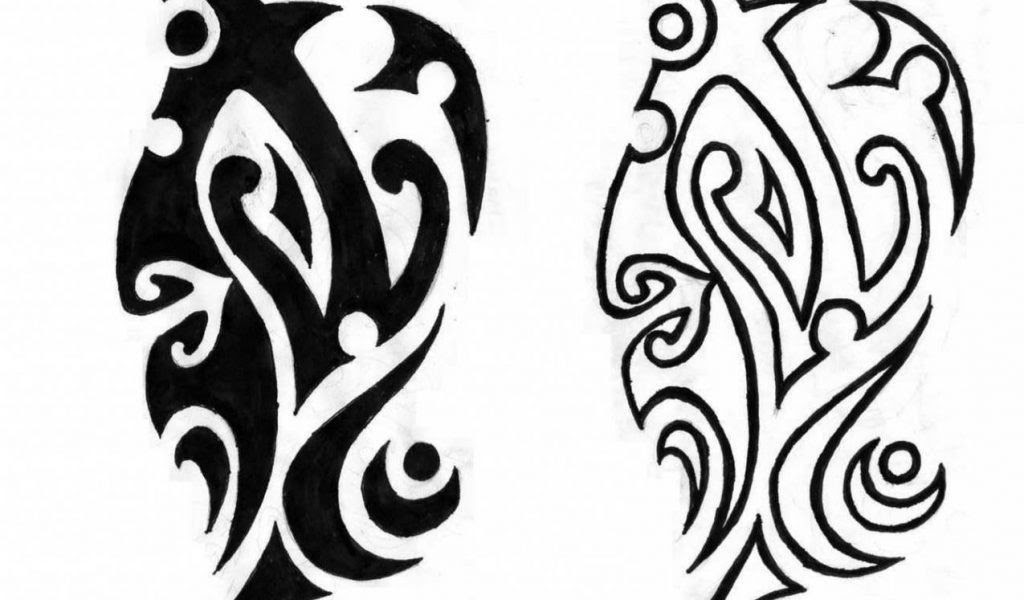 Gambar Sketsa Tato Batik kyxvo Gambar Tato Tribal Batik Simple