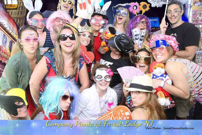 Photo Booth Employee Picnic Party at Forest Lodge Somerset Warren NJ