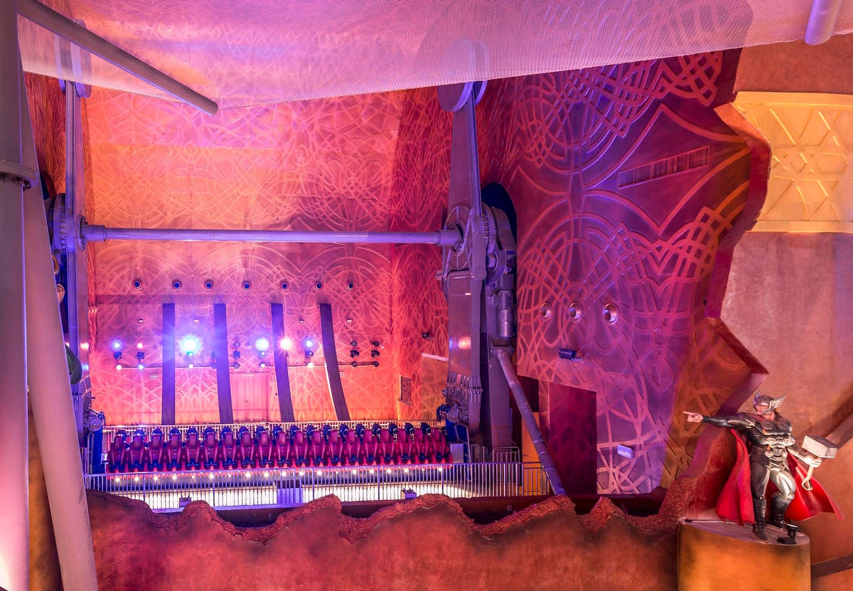 The huge space can host 30,000 visitors a day and even includes a 12-screen cinema complex with an IMAX screen.