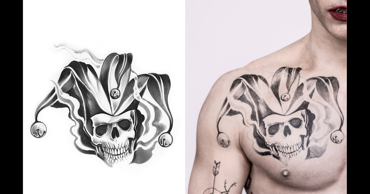 Simple Tutorial For Dummies Jared Leto Joker Tattoo