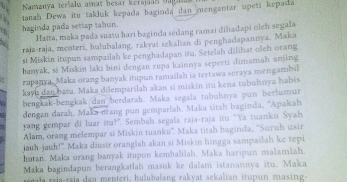 KataKata Arkais Dalam Hikayat Si Miskin Kemudian Artikan