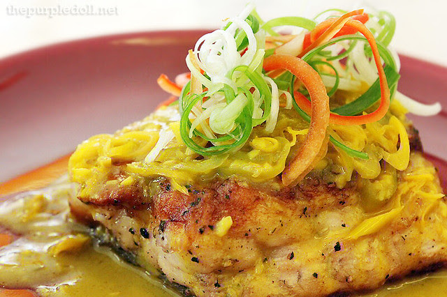 Pan-fried Sea Bass Fillet with Lemongrass, Chili and Turmeric