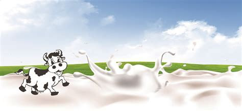 Background Banner Cartoon Cows Milk, Cartoon, Milk, Dairy Background Banner Cartoon Cows Milk, Cartoon, Milk, Dairy