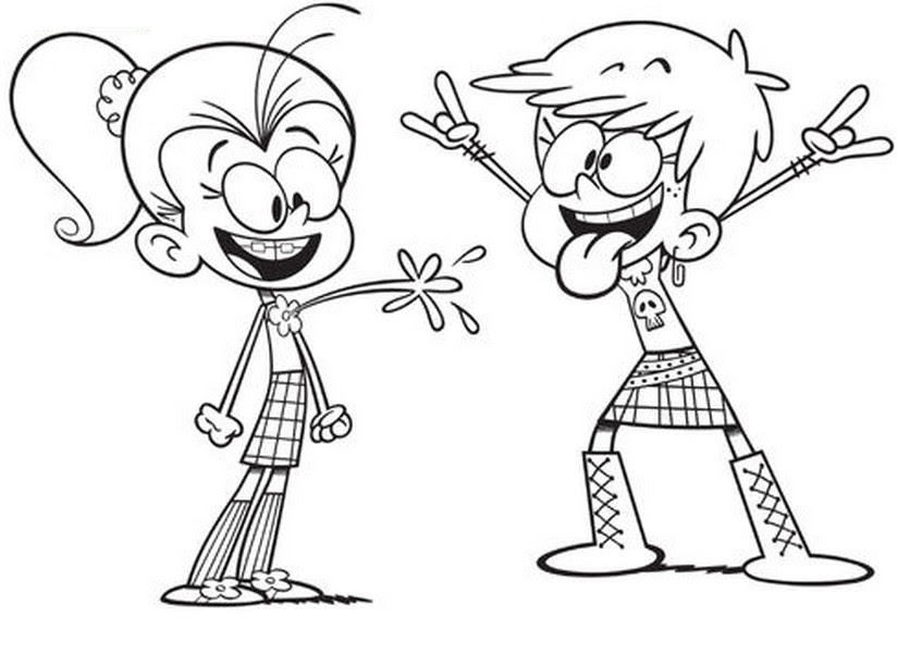 Loud House Coloring Pages | Coloringnori - Coloring Pages for Kids