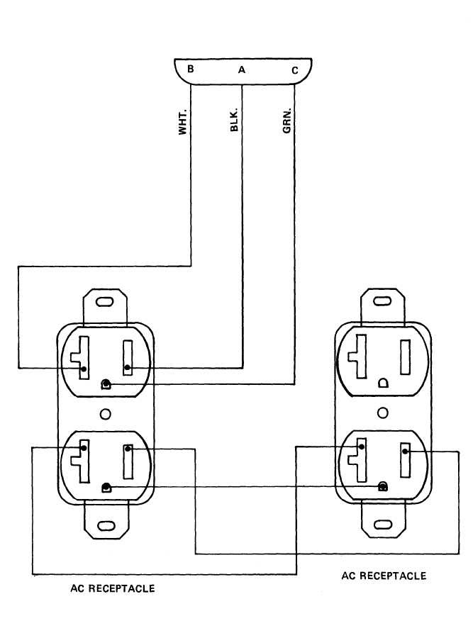 A Double Receptacle Schematic Wiring
