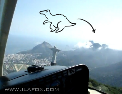 Pareidolia da Ila no céu do Rio de Janeiro