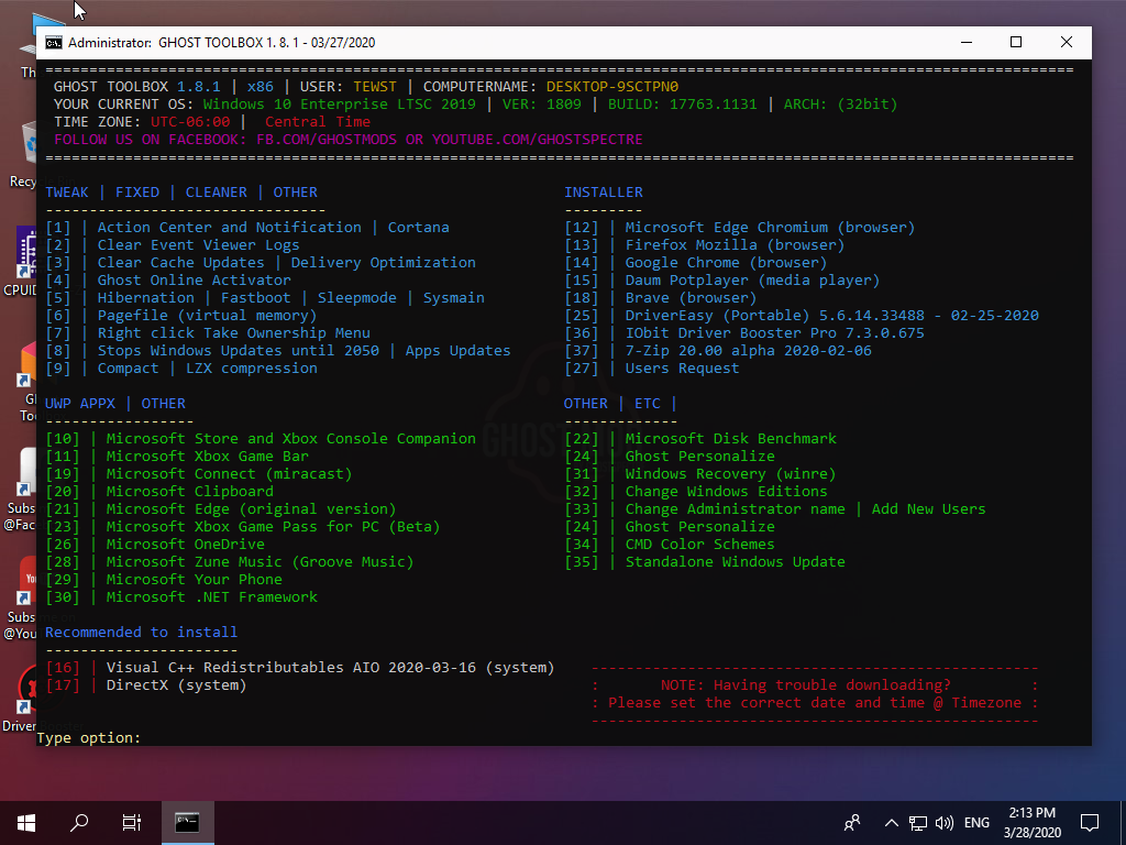 DOWNLOAD WINDOWS 10 MODS GHOST SPECTRE - Jasa Service Laptop dan Komputer