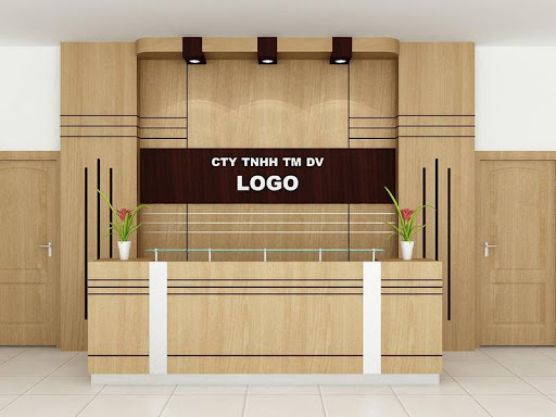 Làm biển hiệu quầy lễ tân