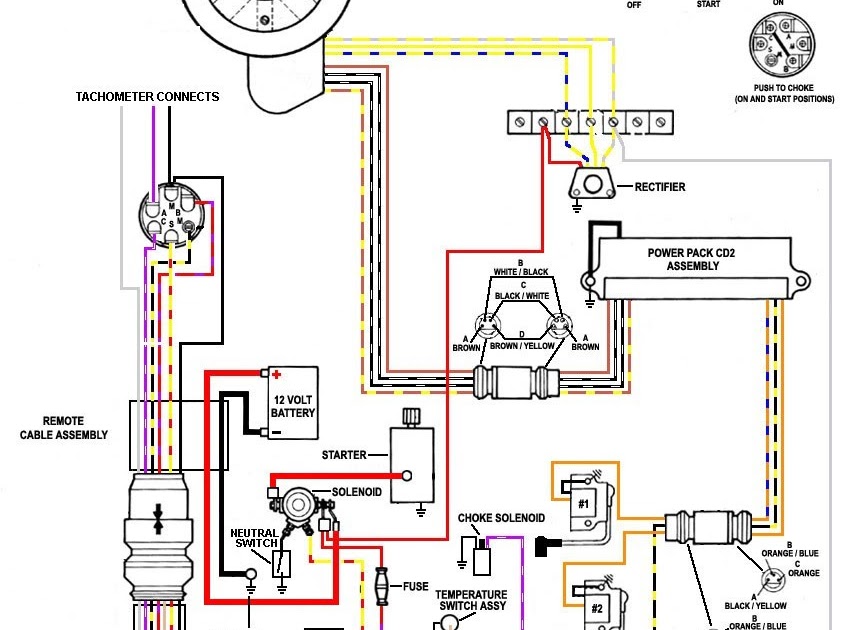 115 Mercury Outboard Wiring Diagram : Evinrude Wiring Harness Diagram