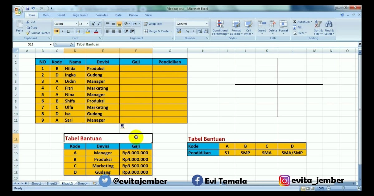 Contoh Soal Excel Smp